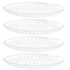  4 Pcs Acryl Tablett Dessert Teller Obst-Servierplatte Snack -Servierschale