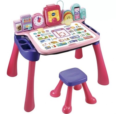 VTech Aktivitätstisch Zeichnen und Lernen Rosa Lernspielzeug