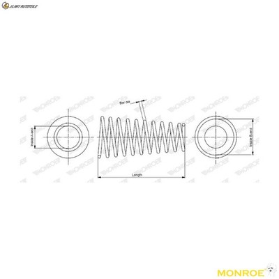 FAHRWERKSFEDER SP0457 FÜR TOYOTA COROLLA/Liftback/Compact/SECCA 2E4E-FE 1.3L