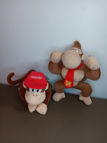 Super Mario All Star Little Buddy Donkey Kong 10 Zoll und Diddy Kong 7 Zoll Plüsch - Bild 2 von 12