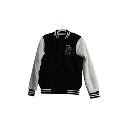 Adidas Los Angeles LA Dodgers Varsity Jacket Black White Mens L Baseball