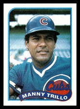 Manny Trillo 1989 Topps #66 Chicago Cubs Baseball *144E