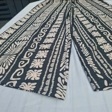 Wednesday's Girl Size 14 Patterned Wide Leg Trousers Boho Style