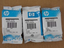 HP 62XL High Yield Black Ink Cartridge - New 62 tri regular cap tri color X 2