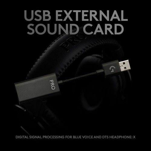 Zestaw słuchawkowy do gier Logitech G PRO X - 981-000818 - Zdjęcie 2 z 15