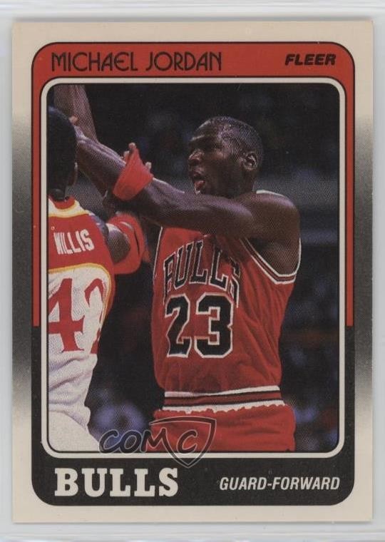 1988-89 Fleer Michael Jordan #17 HOF