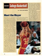 Magazine CLIPPING, 1995 Meet The Mayor Iowa State Basketball Player Fred Hoiberg