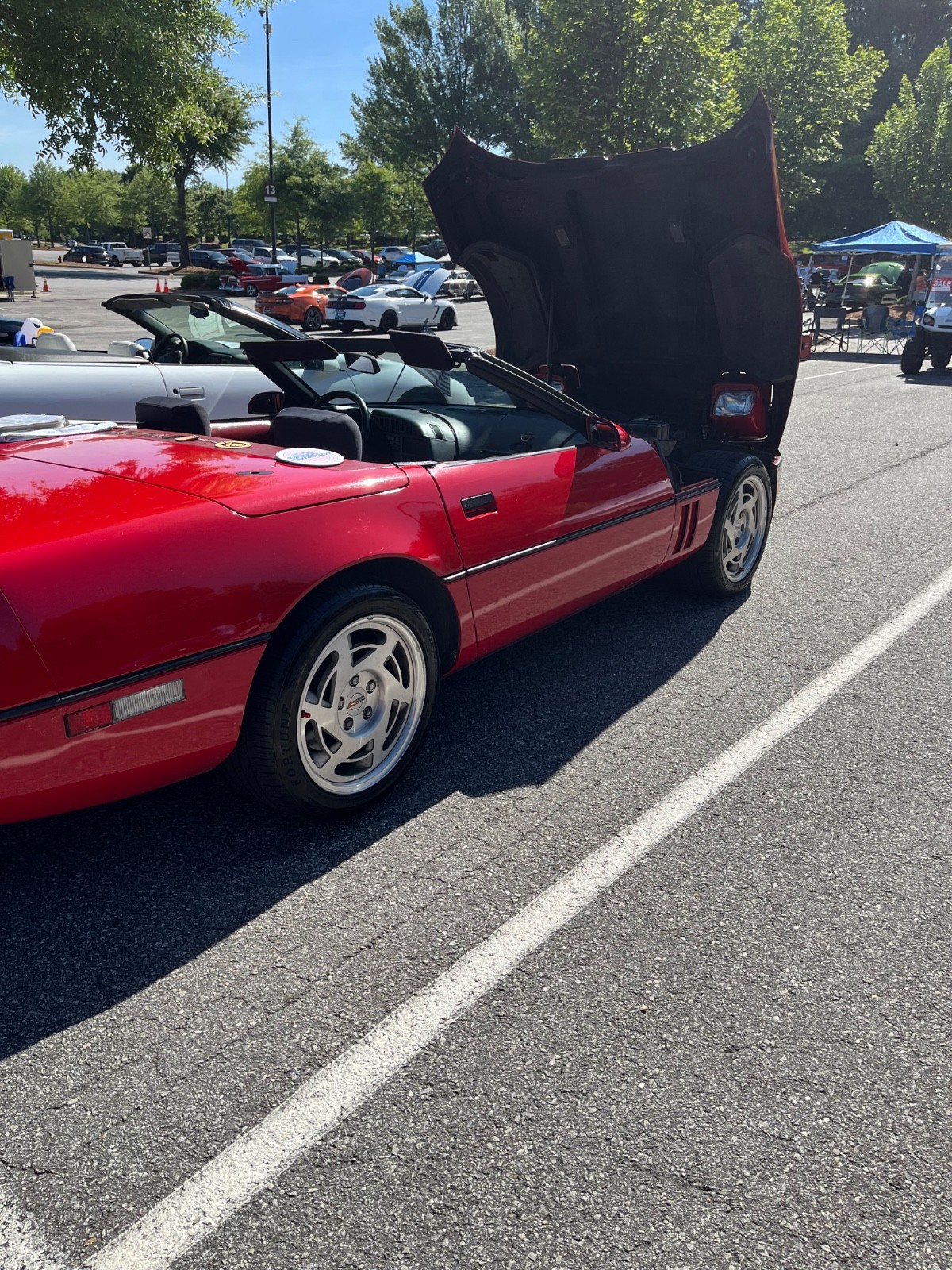 1990 Red Chevrolet Corvette   | C4 Corvette Photo 4