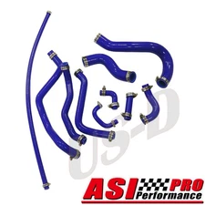 ASI Silicone Coolant Radiator Hose Kit For 2003-2007 HONDA CRV 2.4L l4 Blue