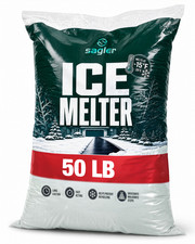 Sagler Pet Safe Ice Melt 50 lb Pet Friendly Snow Melt Safe for Concrete to -15&deg;F