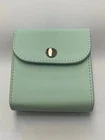 PU Leather Accessory Pouch for the Instant Square Photo Film - GREEN