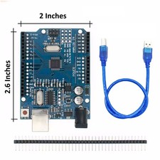 Arduino Uno Compatible ATMEGA328P SMD Package with USB B Cable 32KB ROM 2KB RAM