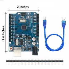 Arduino Uno Compatible ATMEGA328P SMD Package with USB B Cable 32KB ROM 2KB RAM