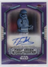 2022 Topps Finest Star Wars Purple Refractor 3/299 Tom Edden as #FA-TE Auto a2v