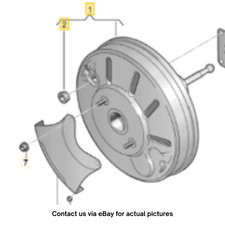 2011-2015 VW Jetta Bremskraftverstärker / Booster gebraucht OEM 1K1614106AM