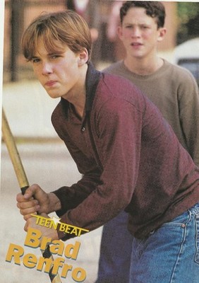 Brad Renfro Boyz 2 Men teen magazine pinup clipping Teen Beat baseball pix