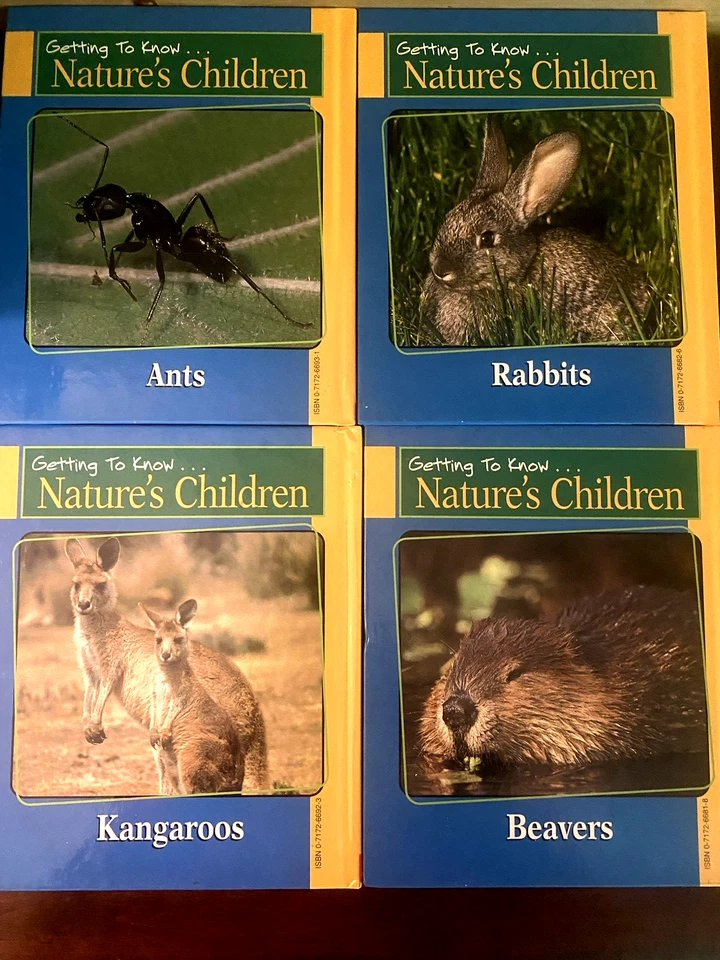 Lot 24 • Getting to Know Nature's Children Series • Scholastic • HC • Excellent - Image 3 of 4