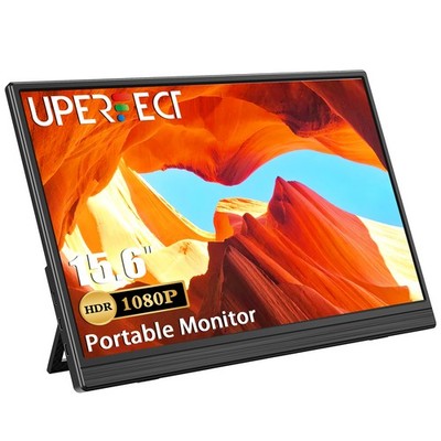 15,6 Zoll 1080P Tragbarer Monitore Eingebaute Lautsprecher Eye Care Bildschirm