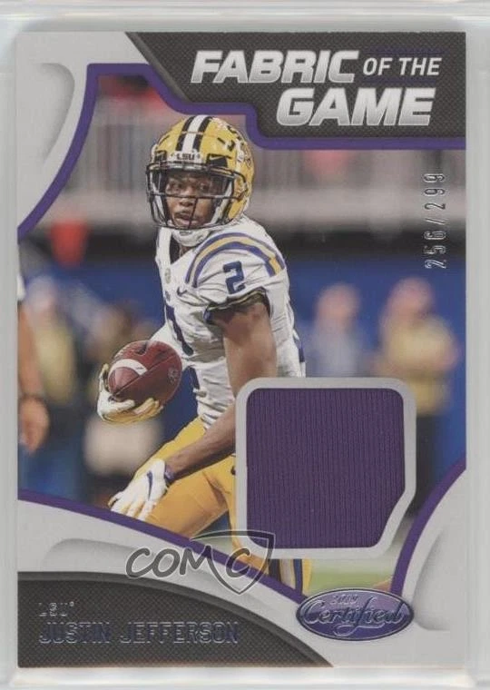 Justin Jefferson Panini Chronicles Draft Picks Alma Mater Materials #17 Base