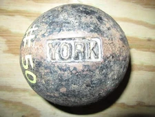 YORK Globe Half 50 Pound Glob Grip YORK Side