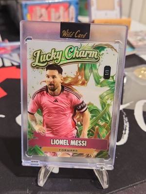 2026 Wild Card Lucky Charm Loinel Messi 1/1  Miami Colors SSP One of One Star