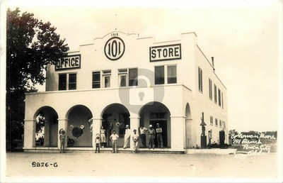 Ponca City OK Oklahoma 101 Ranch Store 1930s RPPC Photo Postcard COPY