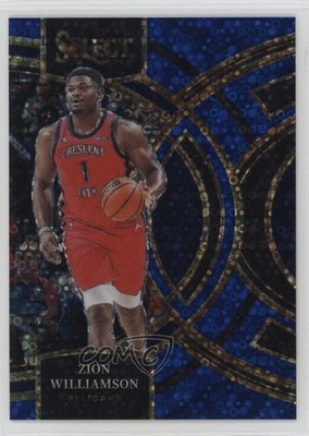 2023 Panini Select Premier Level Blue Disco Prizm 17/25 Zion Williamson #165 hs9