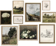 Vintage Wall Art French Country Wall Decor, Vintage Posters for Room Aestheti...