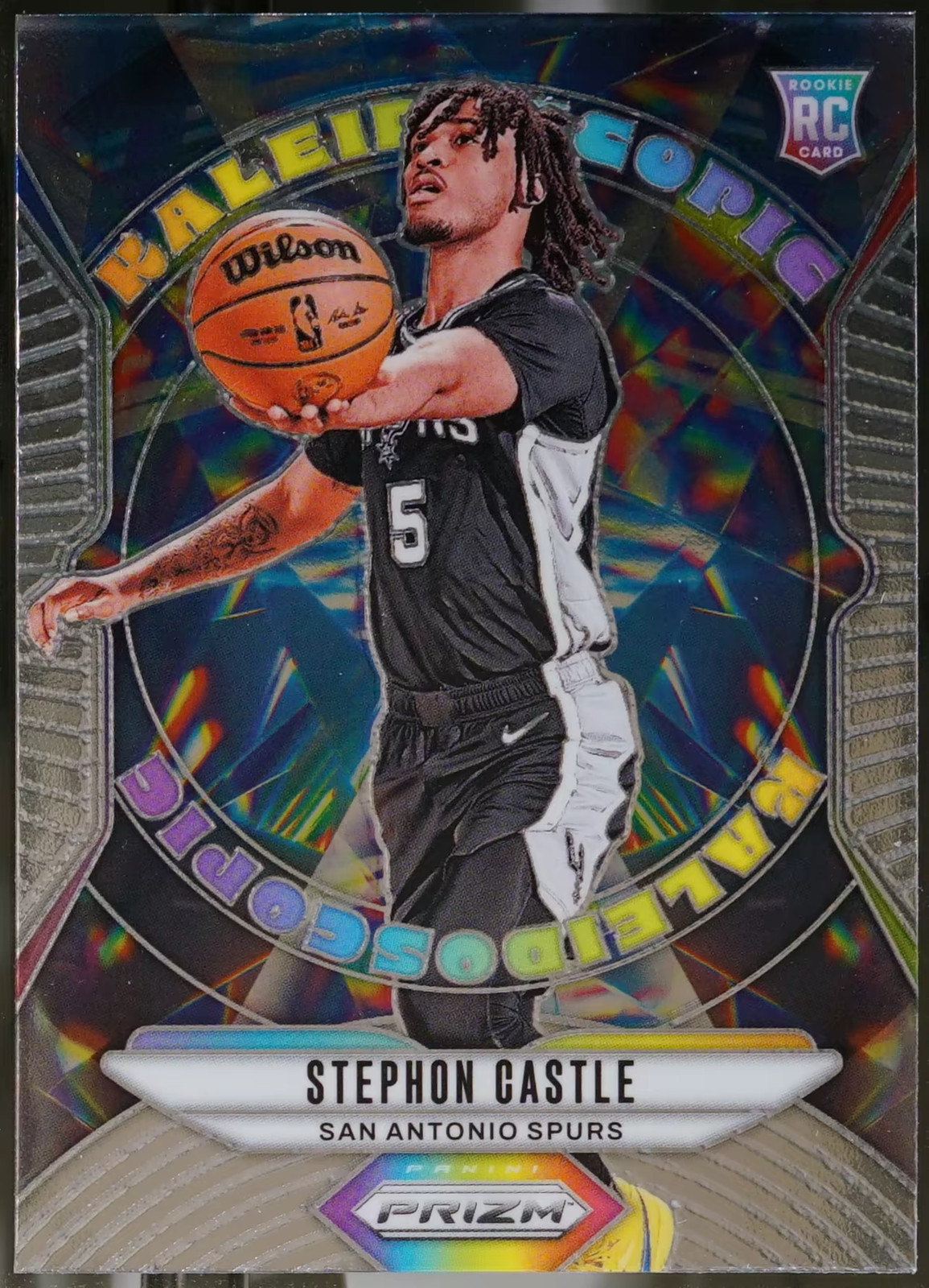 2024-25 Panini Prizm - Kaleidoscopic Basketball Stephon Castle #19 NM
