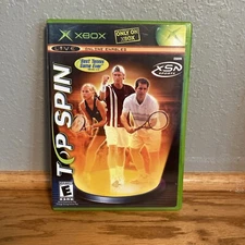 Top Spin Game Microsoft Xbox Console Complete w Manual 2003 VG