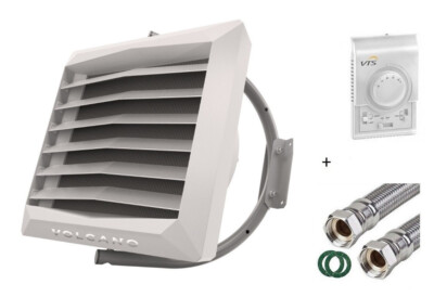 Lufterhitzer VOLCANO mini Motor AC 3-20kW + Steuerpanel + Flexschläuche 40cm