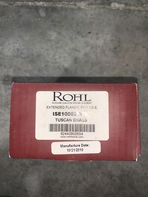 ROHL ISE10082TCB Verlängerte Verfügung Flansch Tuscan Messing Für I. S.Neu & Ovp