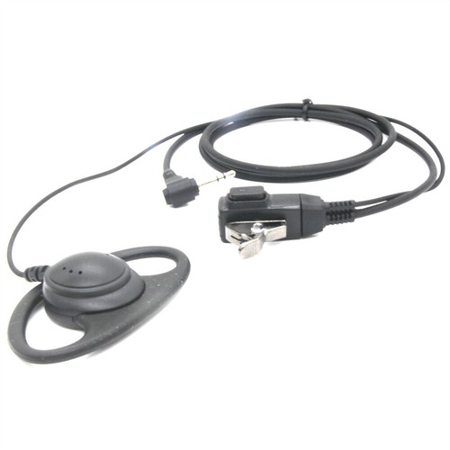 D Shape Walkie Talkie Headset Earphone 1pin 2.5mm PTT Mic Earpiece for Motorola - Photo 3/5