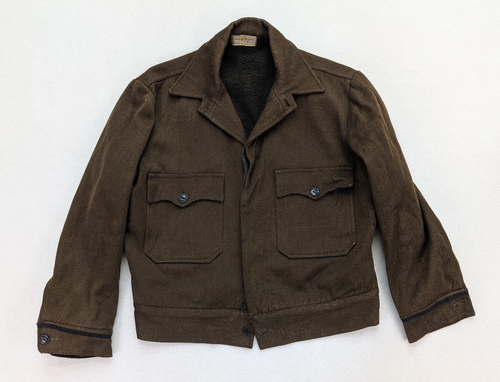1940s UPS Delivery Uniform Fleece Lined Jacket Caleb Smith & Sons Men's Sz 44