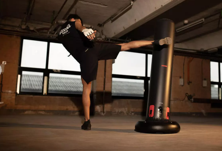 Decathlon 100 Free Standing inflatable Punching Bag for Kids and