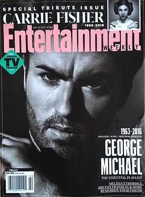 Entertainment Weekly Magazine George Michael Carrie Fisher WARS Debbie Reynolds 