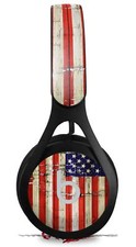 Skin for Beats EP Painted Faded and Cracked USA American Flag by WraptorSkinz