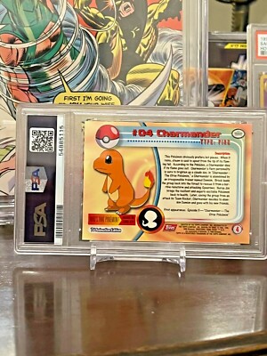 1999 Pokemon Topps T.V. Charmander #4 - PSA 10 GEM MINT! | eBay
