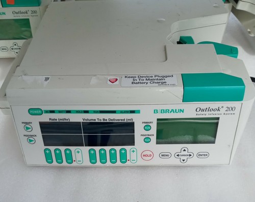 Bomba de infusión de seguridad B.Braun Outlook 200 con garantía de 30 días - Imagen 2 de 5