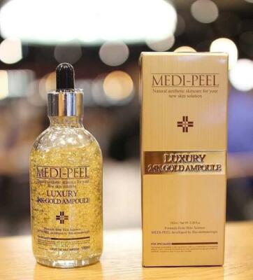 MEDI PEEL Luxury 24K Gold Ampoule 100ml Real 24K Gold Serum Anti-Aging Ampoule