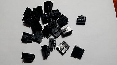 8 pin black Female ATX connector (multiple quantities) for EPS Power Supply