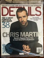 Chris Martin of Coldplay Details  magazine  2004 sealed Fashion Rocks Beyonce