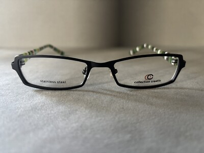 Collection Creativ Brille Edelstahl Mod. 1401 Col. 300 Du. 49/17-135 Neu