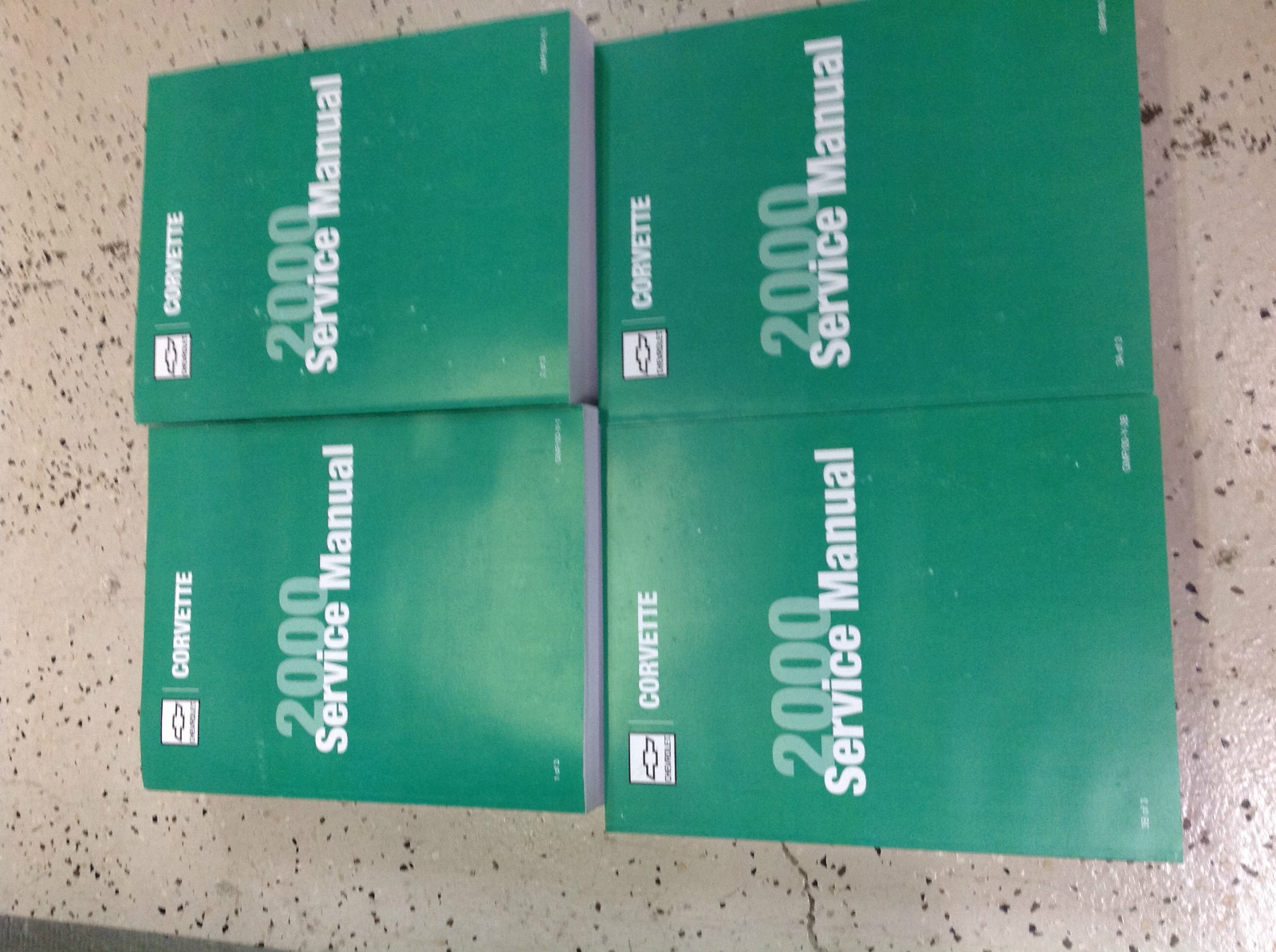 2000 Chevrolet Chevy CORVETTE Service Shop Repair Manual Set OEM