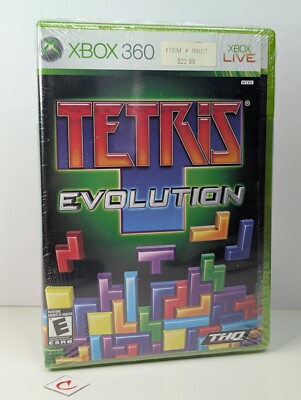 Tetris Evolution (Microsoft Xbox 360, 2007) CIB Brand New Sealed