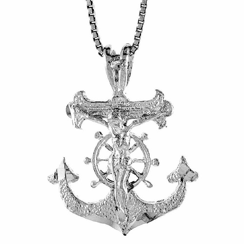 Sterling Silver Mariners Cross Crucifix 