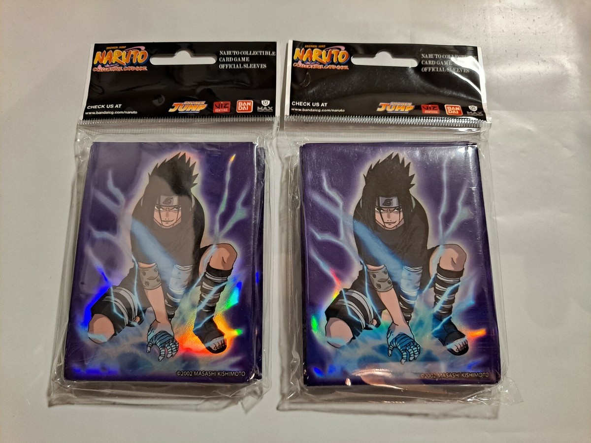 2 Max Protection Naruto,Sasuke Card sleeves,card game,booster