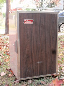 vintage coleman upright cooler