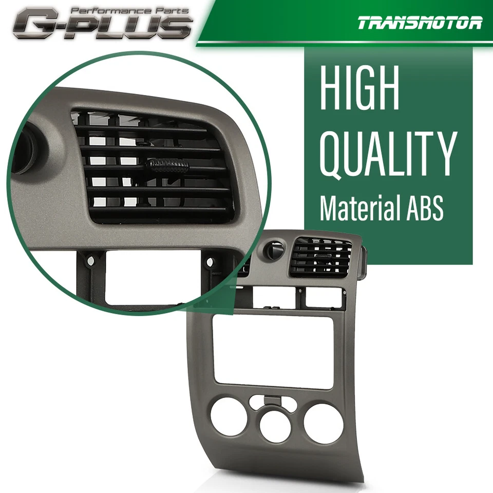 Bisel de ventilación de radio para tablero central gris apto para Chevy Colorado GMC Canyon 2004-2012 Foto 4 de 4