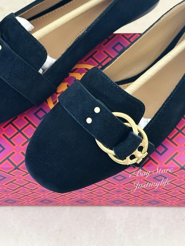 Tory Burch Marsden Smoking Slipper 49360, Perfect Black, Suede, Size 6, NIB - Picture 5 of 8